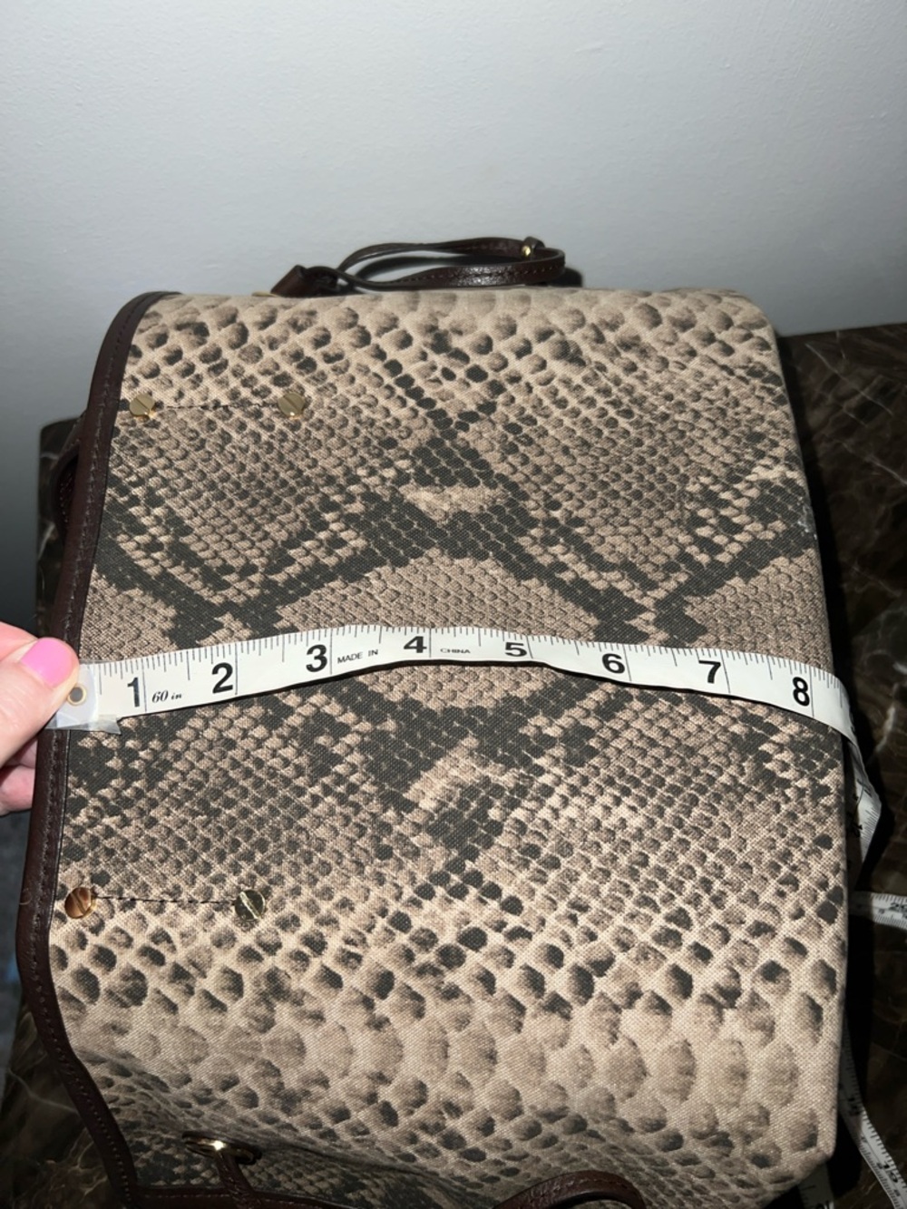 MICHAELMichael Kors Jet Set Reversible snakeskin to signature MK Tote - Picture 10 of 10